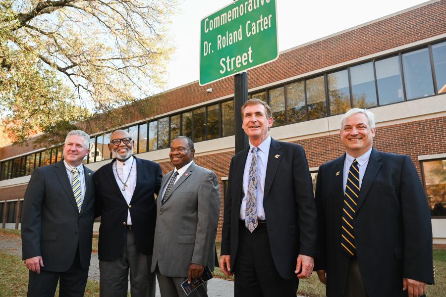 Dr. Roland Carter street commemoration Dr. Roland Carter street commemoration