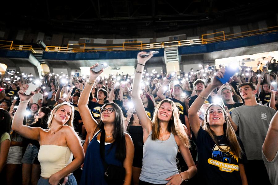 UTC students at convocation