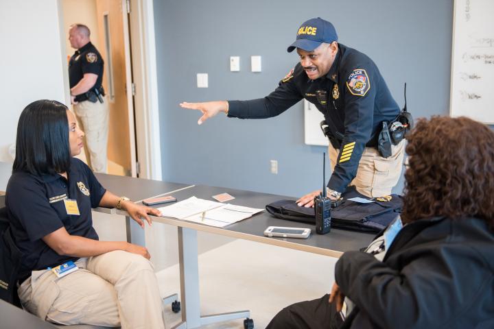 Officer training Officer training
